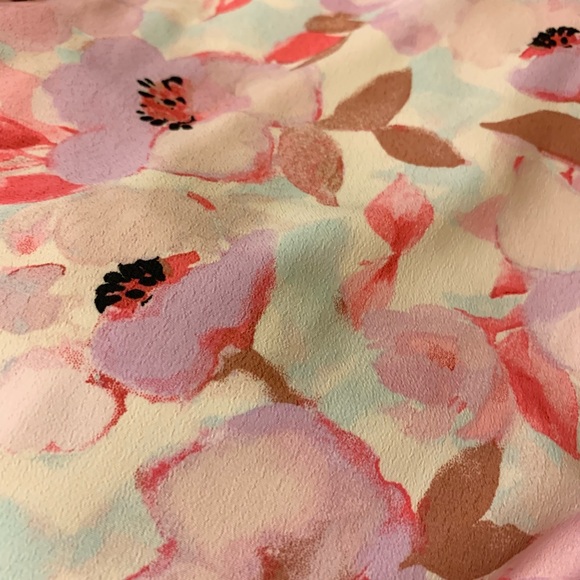 Anne Klein Short Flutter Sleeve Sash Dress Size Small - Picture 3 of 6